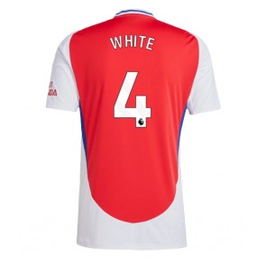 Arsenal Ben White #4 Domaci Dres 2024-25 Kratak Rukavima